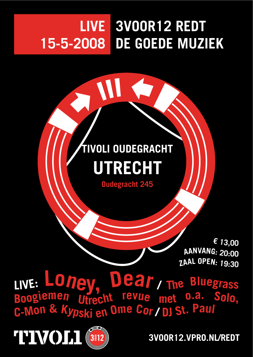 Flyer 10 jaar 3VOOR12 (Utrecht)